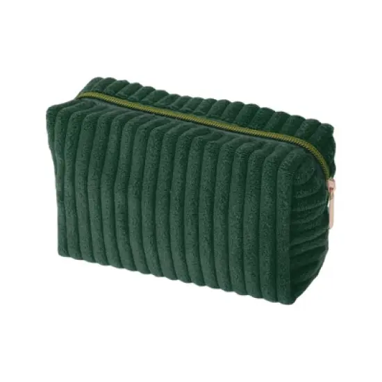 Unique Bargains Vertical Stripe Pattern Makeup Bag 1 Pc image {7}