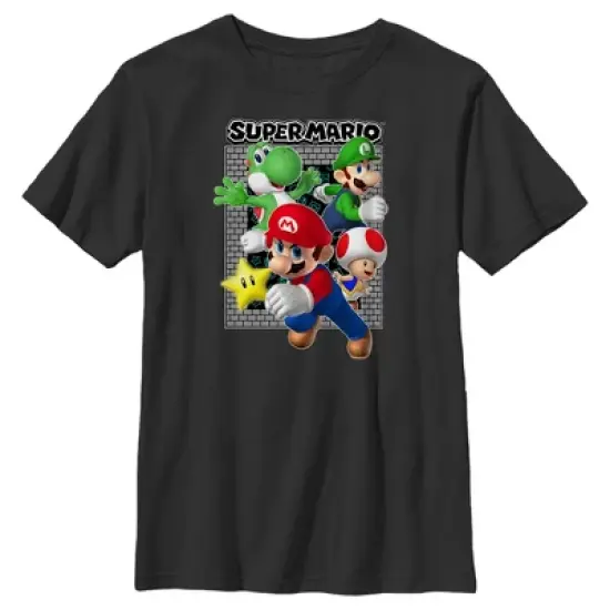 Boy's Nintendo Super Mario Brick T-Shirt image {4}