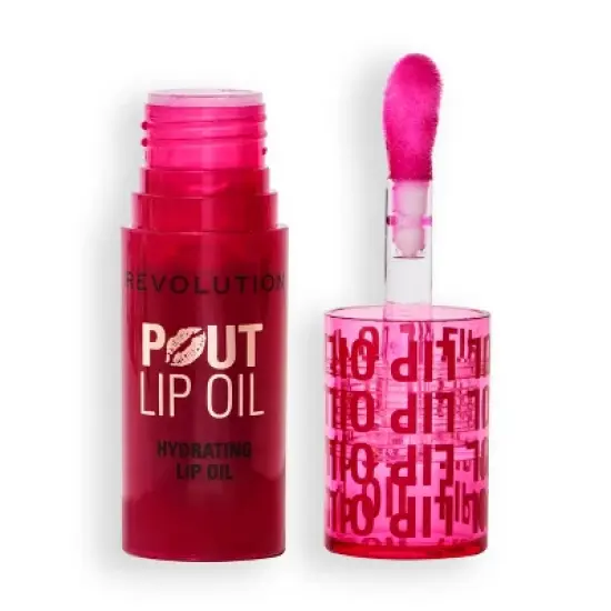 Makeup Revolution Pout Lip Oil - 0.1oz image {10}