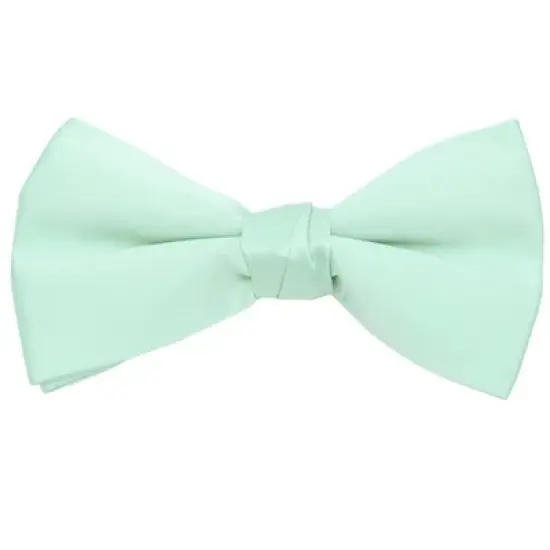 Men's Pre-tied Adjustable Length Bow Tie - Formal Tuxedo Solid Color image {27}