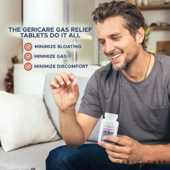 Geri Care - Simethicone Chewable Gas-Relief Tablets 80mg, 100 Count image {6}