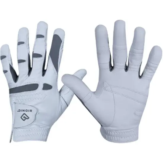 Bionic Men's Cadet Left Hand Performance Grip Pro Golf Glove - White image {1}