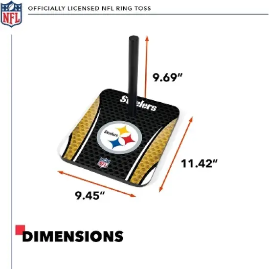 NFL Pittsburgh Steelers Solid Wood Quoits Toss Game image {2}