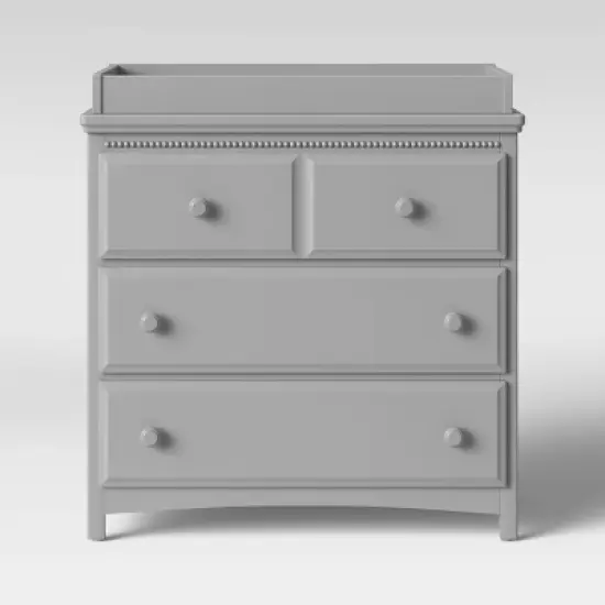 Delta Children Emerson 3 Drawer Dresser with Changing Top image {9}