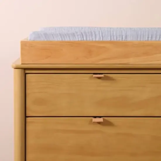 Babyletto Dewdrop Quilted Muslin Changing Pad Cover - GOTS Certified Organic Cotton image {3}