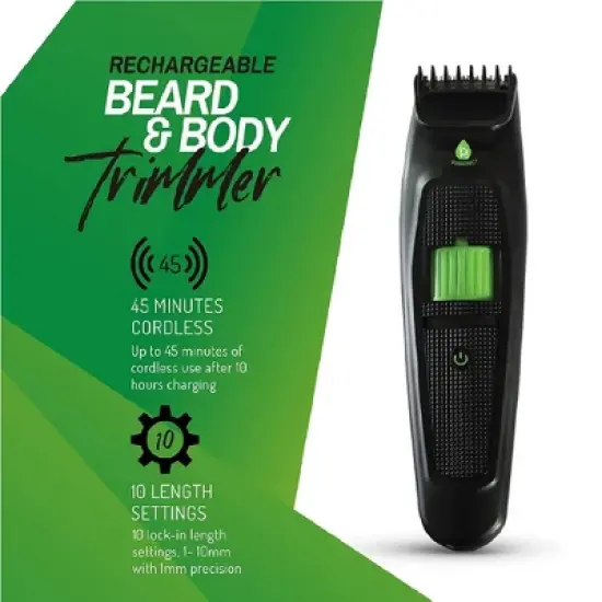 Rechargeable Beard And Body Trimmer image {1}