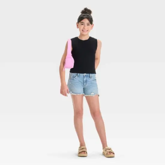 Girls' Ribbed Sweater Tank Top - art class&trade; image {2}