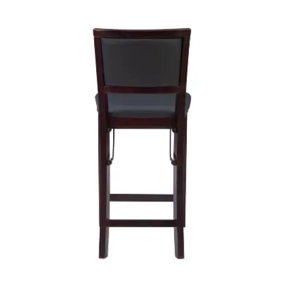 25" Torrin Folding Counter Height Barstool Espresso - Linon image {5}