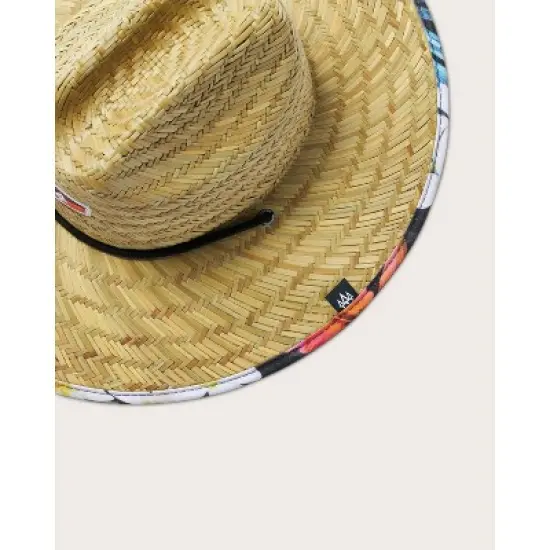 Hemlock Koa Straw Lifeguard Hat Big Kids image {5}
