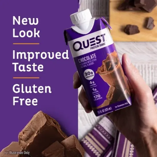 Quest Nutrition Ready To Drink Protein Shake - Chocolate image {4}