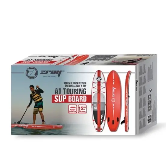 Pool Central 9.75ft Zray A1 Touring Inflatable Stand-Up Paddle Board image {5}