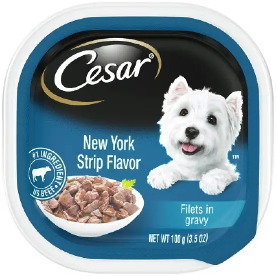 Cesar Filets in Gravy Small Breed Wet Dog Food image {4}