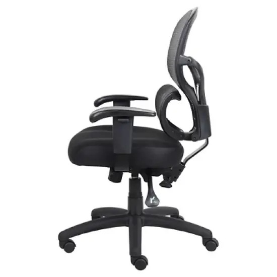 Multi-Function Mesh Task Chair Black - Boss Office Products image {1}