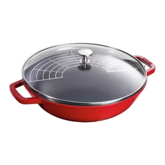STAUB Cast Iron 4.5-qt Perfect Pan image {5}