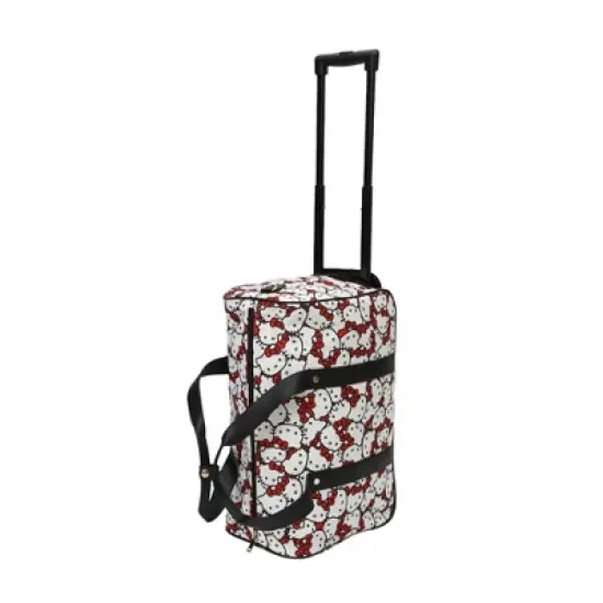 Hello Kitty AOP 17-Inch Wheeled Duffle Bag - Officially Licensed Travel Companion image {1}