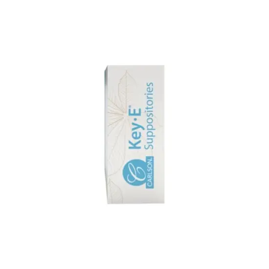 Carlson - Key-E Suppositories, 30 IU Vitamin E Suppository, Lubricates Dry Areas image {3}