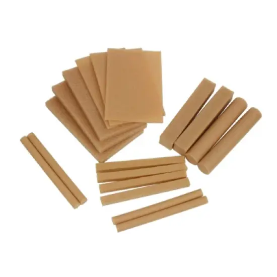 Insten 90 Pieces Wood Workbench Tool Playset with 8 Project Ideas, Pretend Construction & Building Toys for Kids image {4}