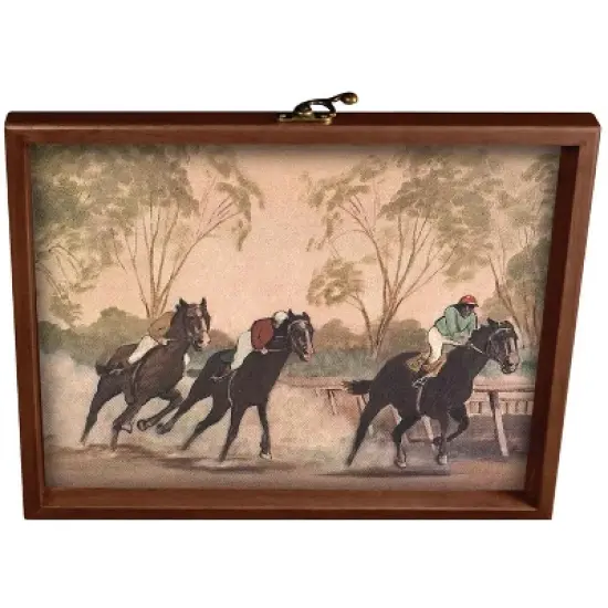 WE Games Grand National Horse Race Game in a Wooden Box image {4}