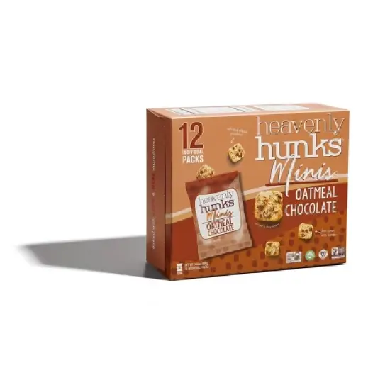 Heavenly Hunks Oatmeal Chocolate Chip Mini Cookie Bites Snack Pack - 14.4oz/12ct image {2}