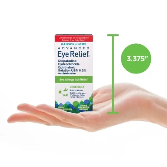 Advanced Eye Relief Olopatadine 0.2% Allergy Eye Drops - 3.5ml image {6}
