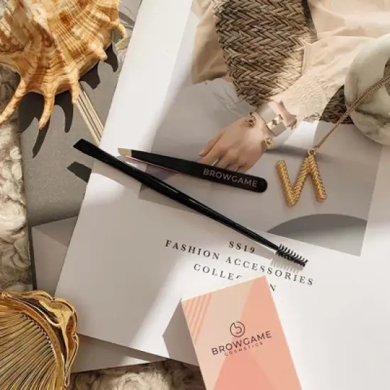 Browgame Brow Brush Kit - Brush Collection - 3 pc image {3}