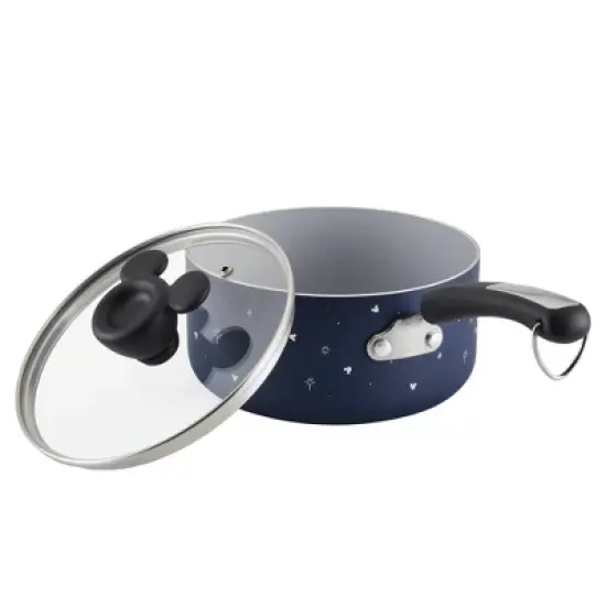 Farberware Disney Bon Voyage 2qt Ceramic Nonstick Saucepot with Lid Blue: Dishwasher-Safe, Electric & Gas Compatible image {12}