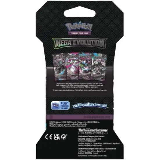 Pokemon ME1 Mega Evolution Art Set (4 Sleeved Booster Packs) image {5}