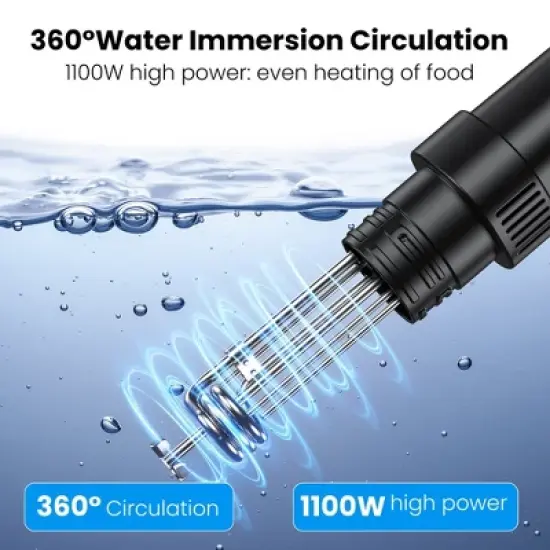 VAVSEA Sous Vide Machines with Digital Touch Screen and Accurate Temperature Time Control image {1}