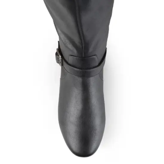 Journee Collection Womens Loft Block Heel Over The Knee Boots image {3}