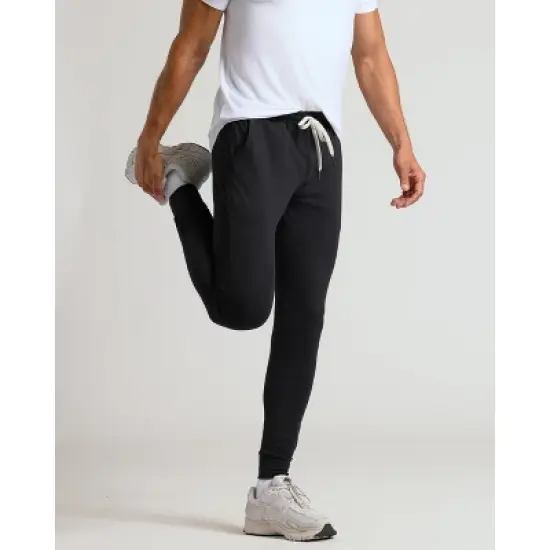 Men's Black Active Joggers - True Classic image {7}