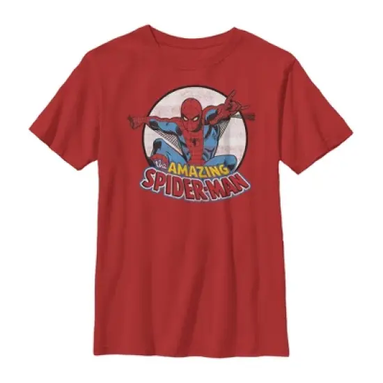 Boy's Marvel Spider-Man Classic Web Swing T-Shirt image {2}