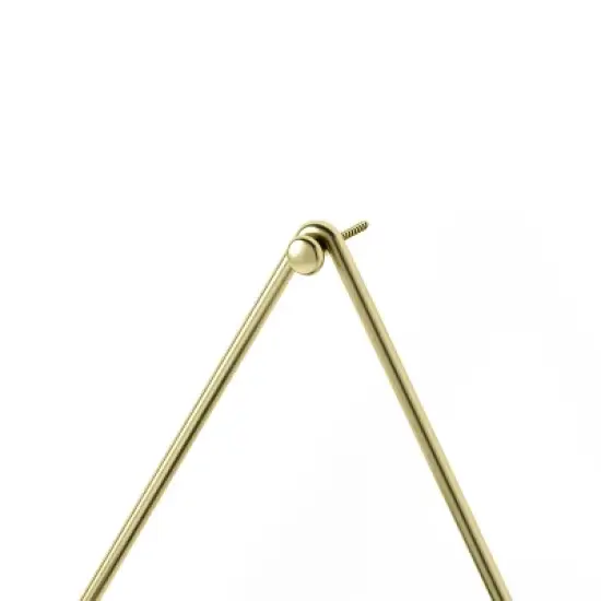 Set of 2 Trigg Wall Display Planters White/Brass - Umbra image {7}