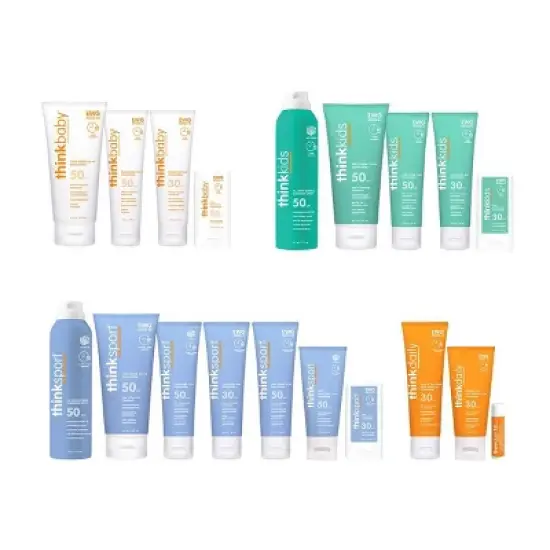 thinkbaby SPF 30 Clear Zinc Sunscreen - 3 fl oz image {4}