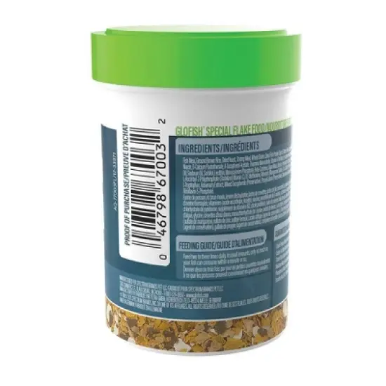GloFish Special Flake Food Color-Enhancing Tropical Dry Fish Food - 1.59oz image {5}