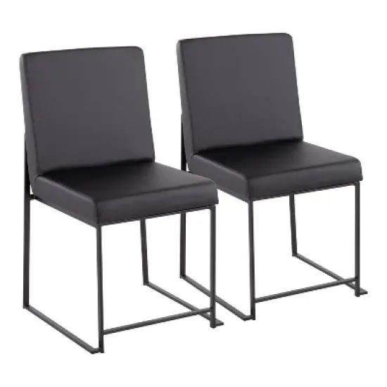Set of 2 High Back Fuji Dining Chairs image {11}
