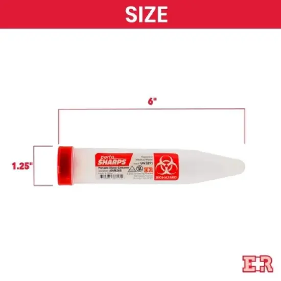 Portable Sharps Disposal Container image {4}