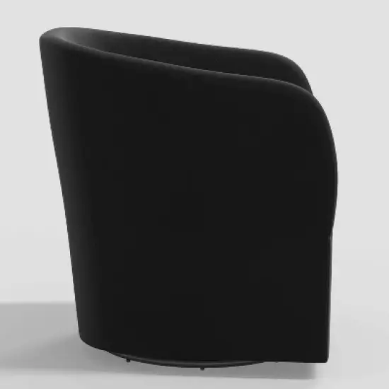 Rhea Swivel Chair in Velvet - Threshold&trade; image {2}
