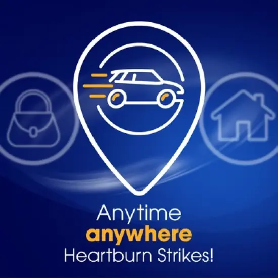 Tums Extra Strength Antacid Smoothies Fusion Chewable Tablets - Berry - 140ct image {8}