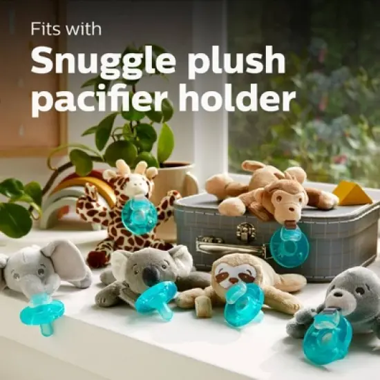 Philips Avent Soothie Pacifiers 3-18m - Green - 2pk image {10}