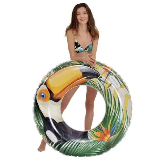 Pool Central Tropical Toucan Inner Tube Pool Float - 45" image {2}