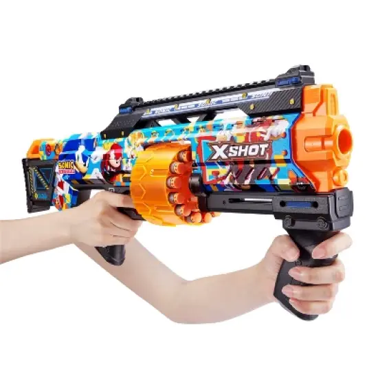 XSHOT Skins Sonic Last Stand Toy Dart Blaster by ZURU: ABS Material, Manual Power, Dart Blasters. image {5}