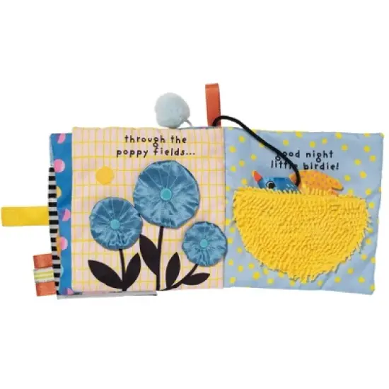 Manhattan Toy Cherry Blossom Days Flutter By Birdie Soft Activity Book for Babies image {2}