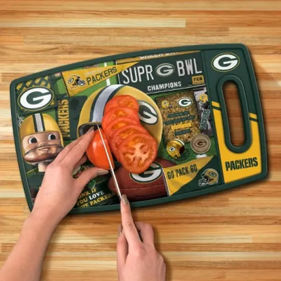 NFL Green Bay Packers Retro Series Cutting Board image {3}