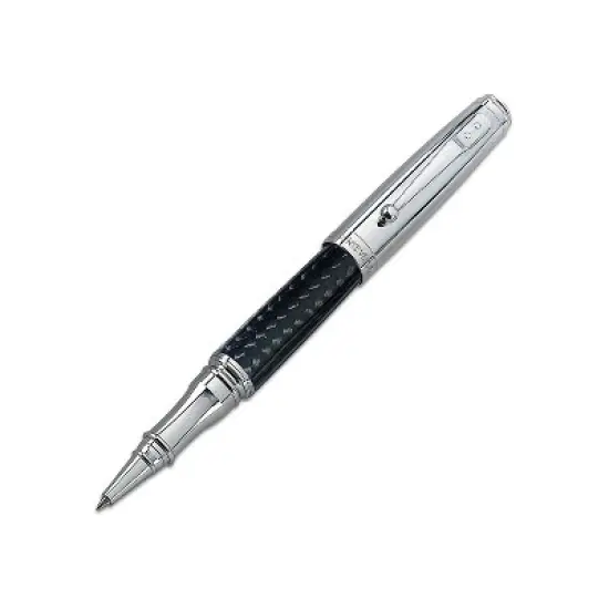 Monteverde Invincia Ballpoint Pen Medium Nib Chrome/Black MV40063 image {3}