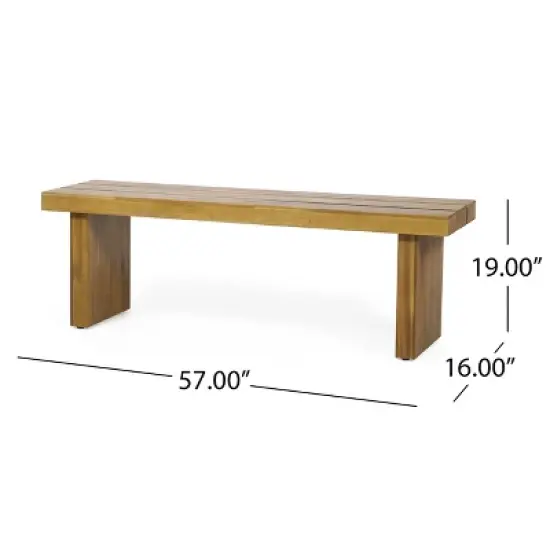 MOEPISY Patio Bench image {3}