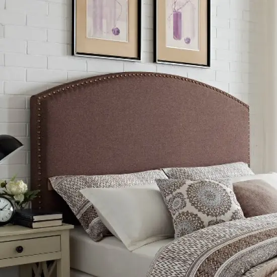Cassie Curved Upholstered Headboard - Crosley image {1}