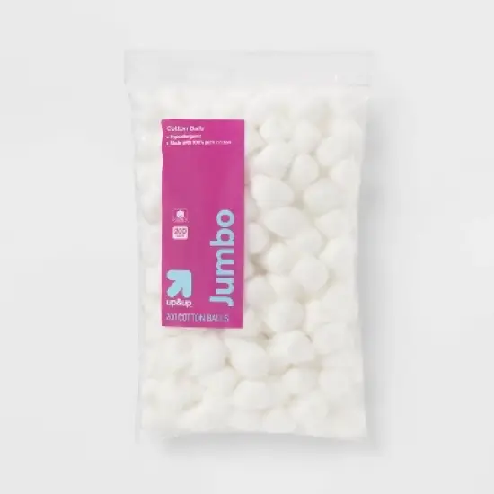 Jumbo Cotton Balls - 200ct - up&up&trade; image {3}