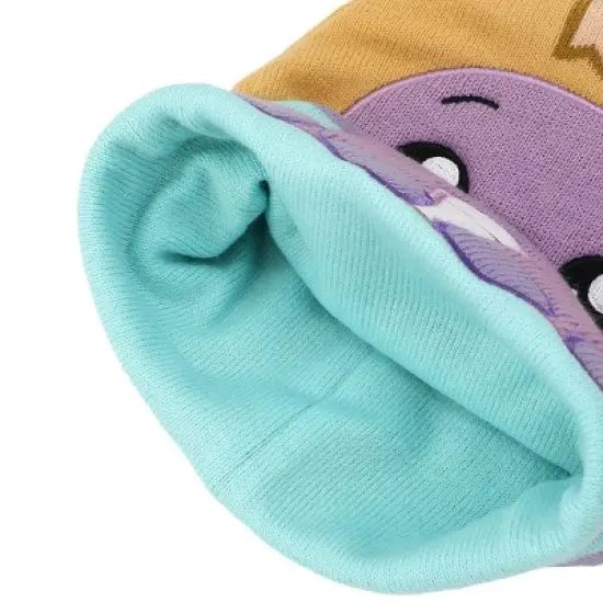 LankyBox Baby Foxy Youth 2-Piece Cuff Beanie & Magic Gloves Set image {3}