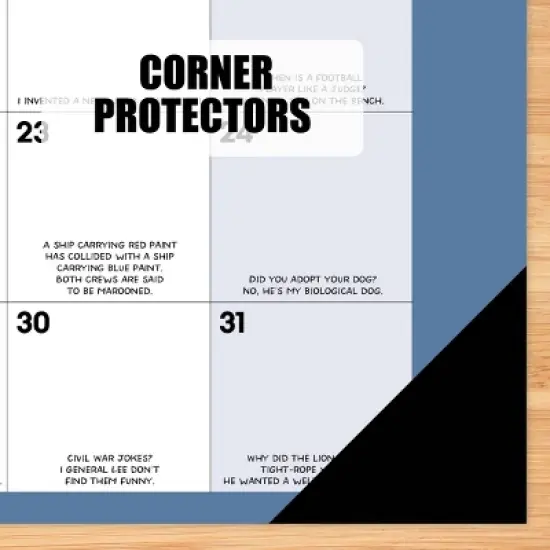 Willow Creek Press 17"x12" 2026 Bad Dad Jokes Small Monthly Deskpad image {4}