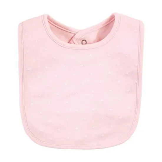 Hudson Baby Infant Girl Cotton Bibs, Glitter Unicorn, One Size image {4}